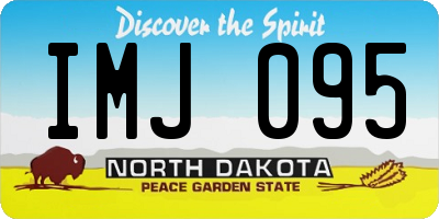 ND license plate IMJ095