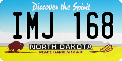 ND license plate IMJ168