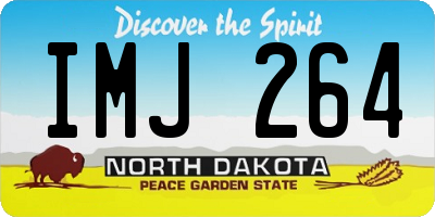 ND license plate IMJ264