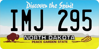 ND license plate IMJ295