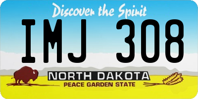 ND license plate IMJ308