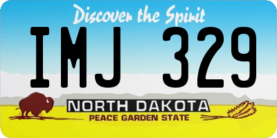ND license plate IMJ329