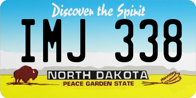 ND license plate IMJ338