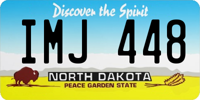 ND license plate IMJ448