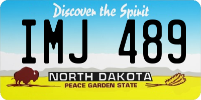 ND license plate IMJ489