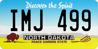 ND license plate IMJ499