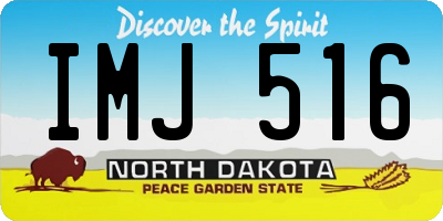 ND license plate IMJ516