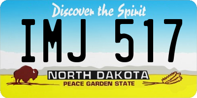 ND license plate IMJ517