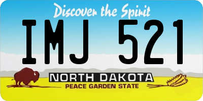 ND license plate IMJ521