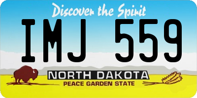 ND license plate IMJ559