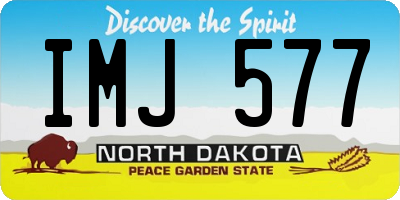ND license plate IMJ577