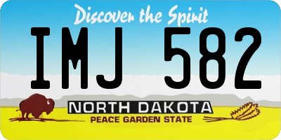 ND license plate IMJ582