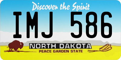 ND license plate IMJ586