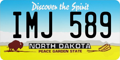 ND license plate IMJ589