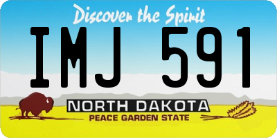 ND license plate IMJ591