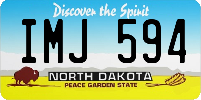 ND license plate IMJ594