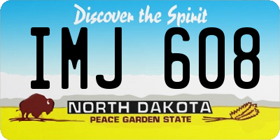 ND license plate IMJ608