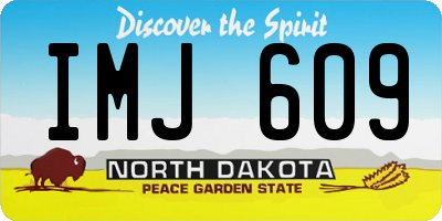ND license plate IMJ609