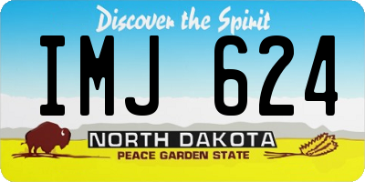ND license plate IMJ624
