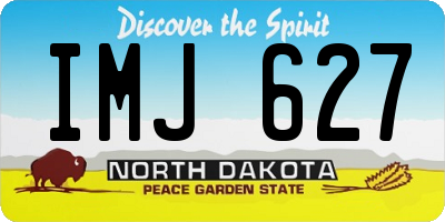 ND license plate IMJ627