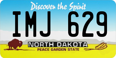 ND license plate IMJ629