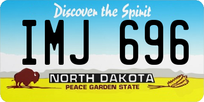 ND license plate IMJ696