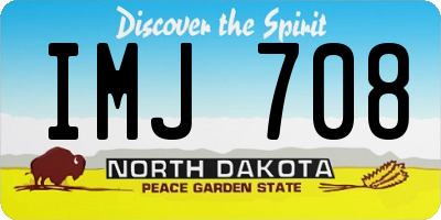 ND license plate IMJ708