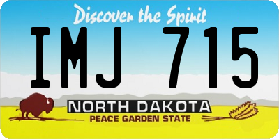 ND license plate IMJ715