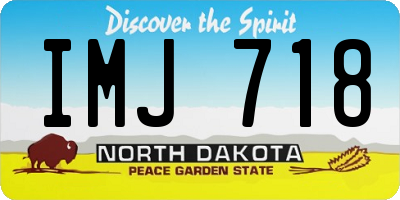ND license plate IMJ718