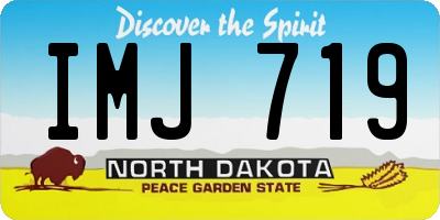 ND license plate IMJ719