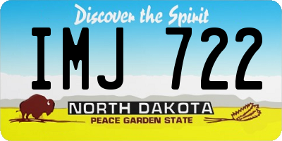 ND license plate IMJ722