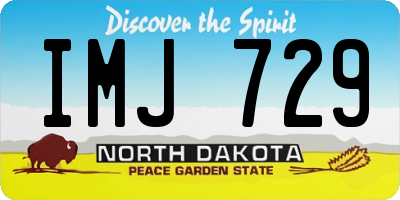ND license plate IMJ729