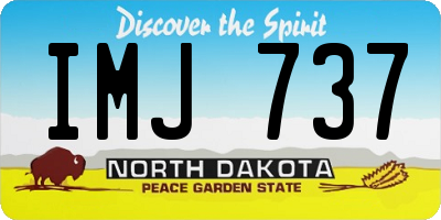 ND license plate IMJ737