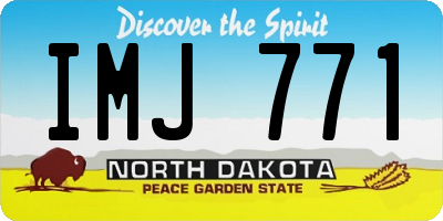 ND license plate IMJ771