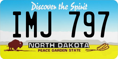 ND license plate IMJ797