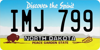 ND license plate IMJ799