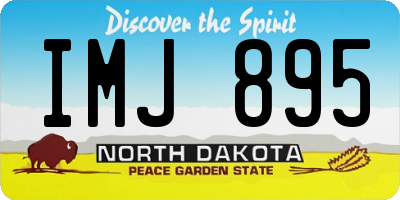 ND license plate IMJ895