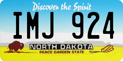 ND license plate IMJ924