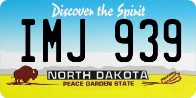 ND license plate IMJ939