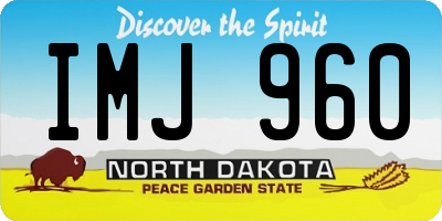 ND license plate IMJ960