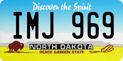 ND license plate IMJ969