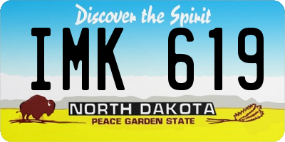ND license plate IMK619