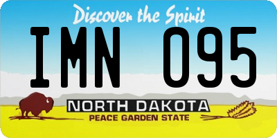 ND license plate IMN095