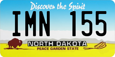 ND license plate IMN155