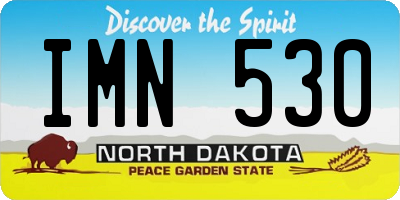 ND license plate IMN530