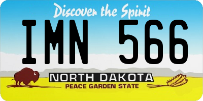 ND license plate IMN566