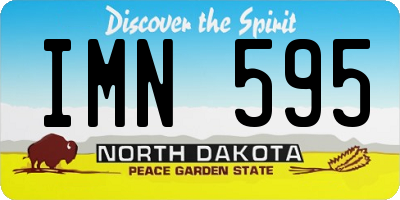 ND license plate IMN595