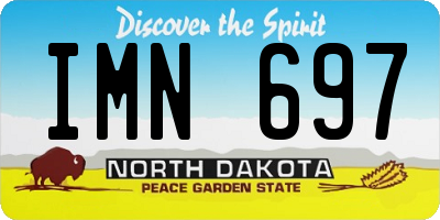 ND license plate IMN697