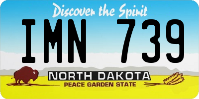 ND license plate IMN739