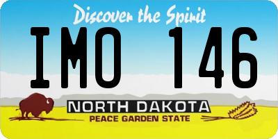 ND license plate IMO146